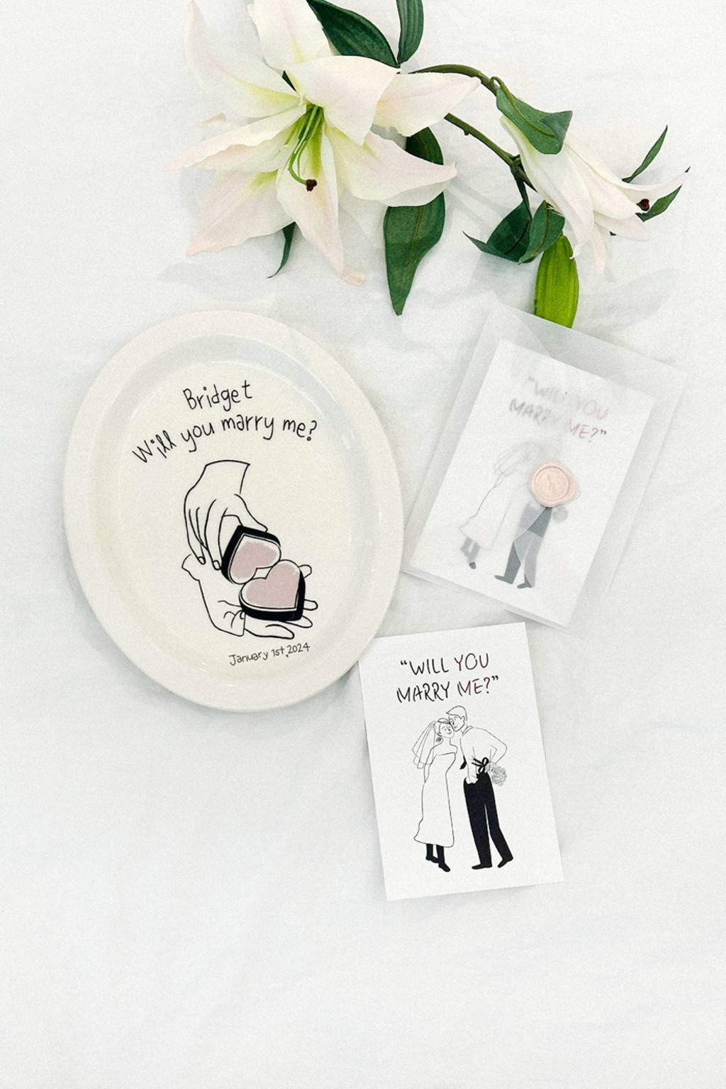 Bridget Will you marry me? 프로포즈 플레이트(24.2.16 OPEN) : fromplate
