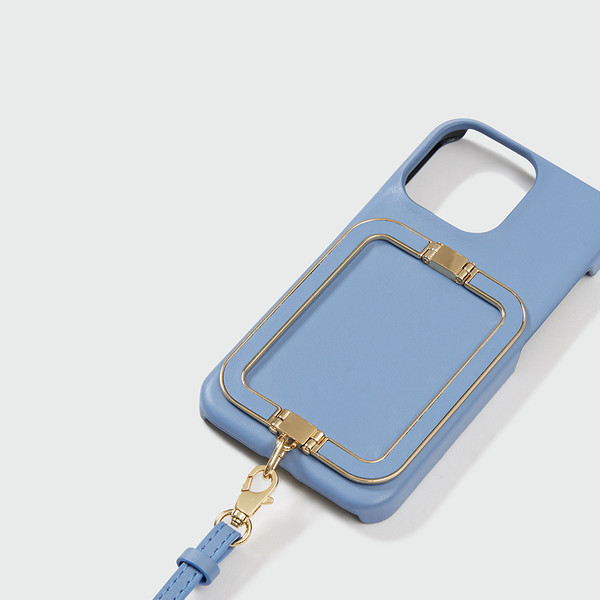 EVENT] Phone Case with Leather Strap Cream Blue : EENK SHOP