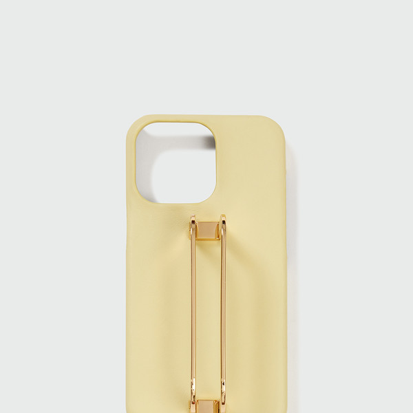 【EENK】送料/関税込 Phone Case Liney - Butter Yellow EVENT] Phone Case Liney Butter Yellow : EENK SHOP