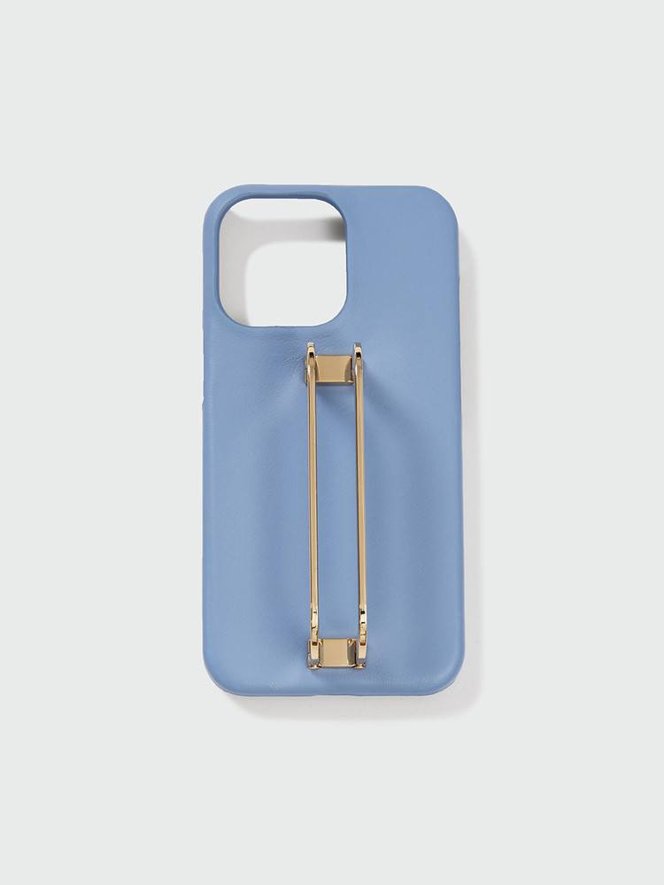 【EENK】Phone Case Liney Blue Check EENK】Phone Case Liney Blue Check