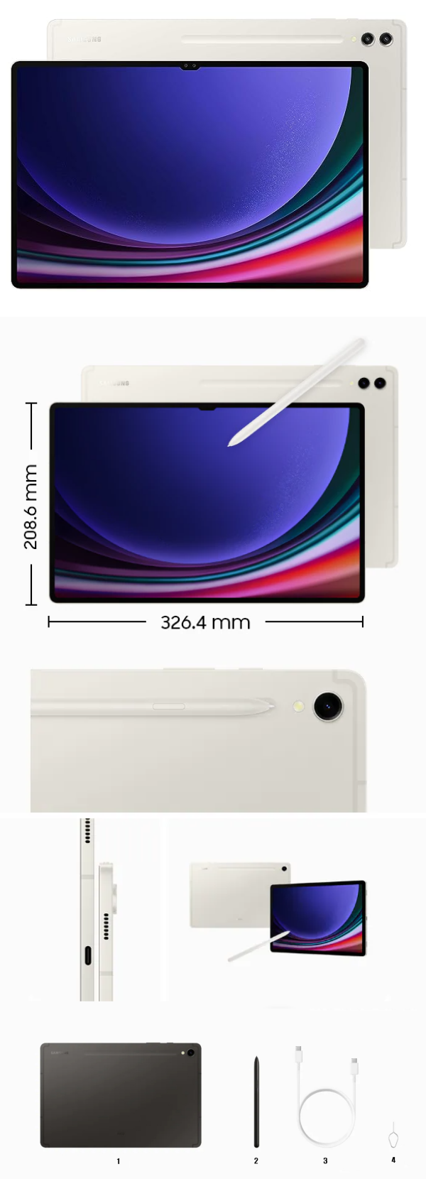 SAMSUNG Galaxy Tab S9 Ultra SM-X910 512GB, Wi-Fi, 14.6 SAMSUNG Galaxy Tab S9 Ultra SM-X910 512GB, Wi-Fi, 14.6