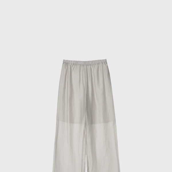 [MONOHA] / ☆ 25SS Sheer band pants / 3 colors Sheer band pants (gray / white / black) : MONOHA