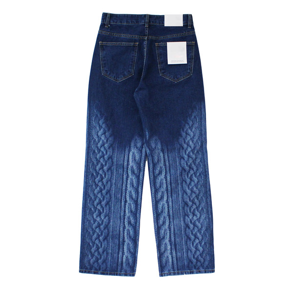 【IONSEOUL】TD washing wide denim PT 5JH275 TWEE Oz Straight Denim Pants | Straight for Women | KOODING