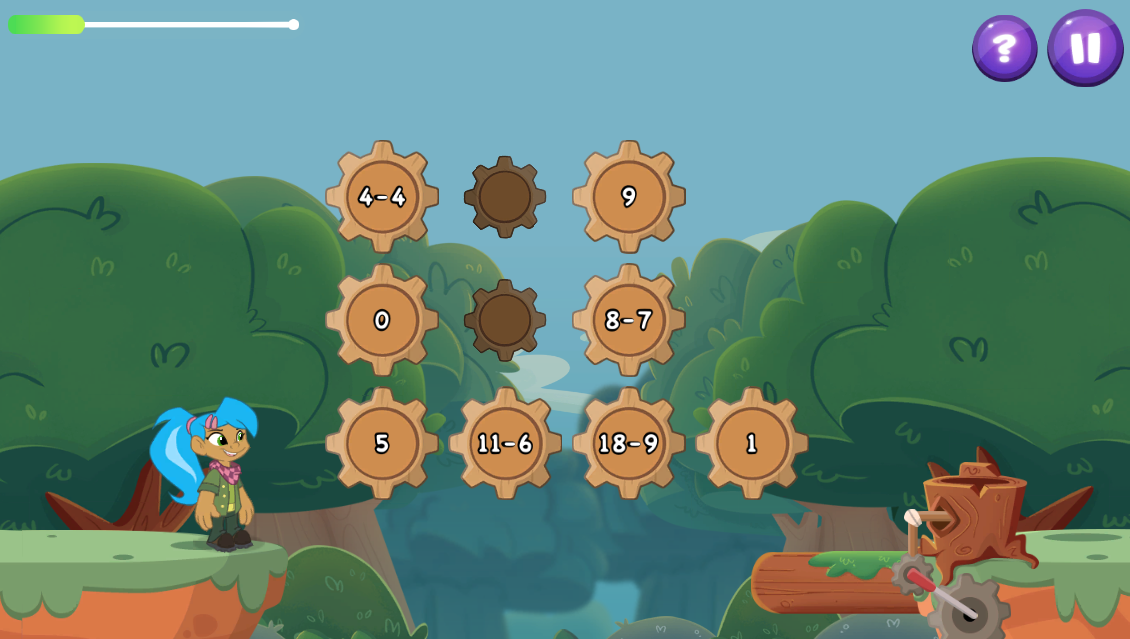 [암산, 덧셈] Match the Gears : 클리어매스 - G2 레벨