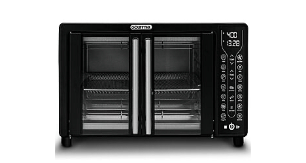 Gourmia Toaster Oven Air Fryer Combo 17 cooking presets 1700W french