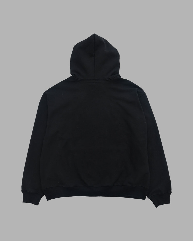 THE MUSEUM VISITOR★韓国★人気★EXHIBITION GRAPHIC HOODIE PATCHWORK WASHED ZIPUP HOODIE (BLACK) : THE MUSEUM VISITOR