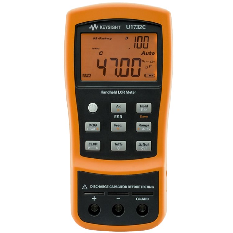 KEYSIGHT 키사이트 U1732C 100Hz/120Hz/1kHz/10kHz 휴대형 LCR 미터
