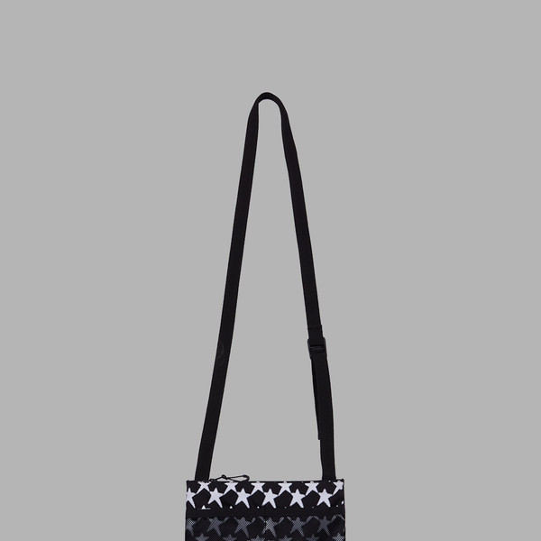 【THE MUSEUM VISITOR】 STAR PRINTED SACOCHE BAG (BLACK) THE MUSEUM VISITOR】STAR PRINTED SACOCHE BAG (BLACK