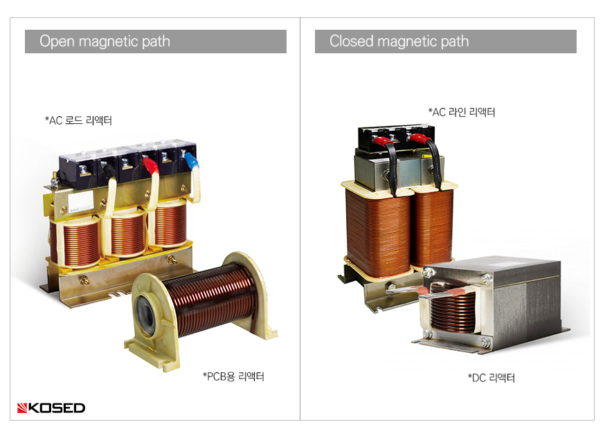 *당사는 상기 리액터 외에도 개자로,폐자로 유형의 리액터를 생산합니다. 