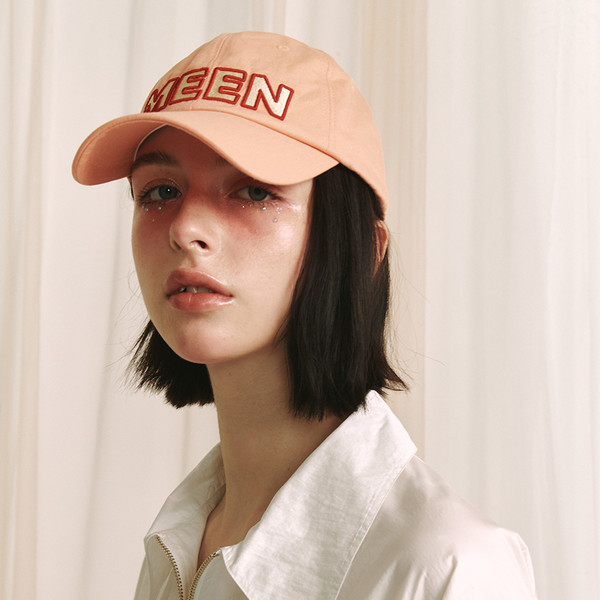 ★MEENDERI★MEEN BALL CAP - SALMON★正規品/韓国直送料込/人気 MEENDERI] MEEN BALL CAP - SALMON