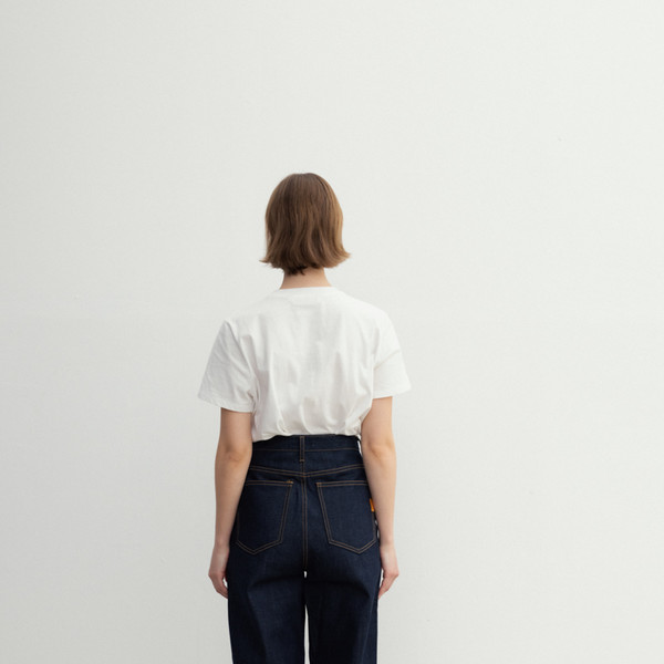 デニム・ジーパン MONOHA : 24SS / European, Asian basic denim pants (2colors) European & Asian basic denim pants (blue) : MONOHA