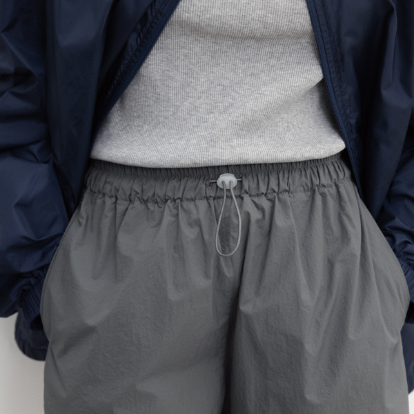 ショートパンツ MONOHA : 24SS / Paper short pants (2colors) Paper short pants (dark gray / light gray) : MONOHA