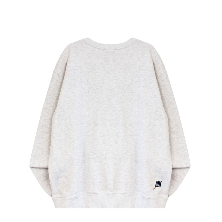 スウェット・トレーナー IONSEOUL Four Flower Printing Sweatshirt Floral Embroidered Sweatshirt – KUOSE.com