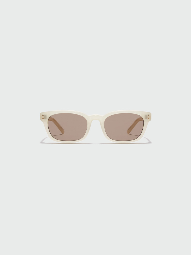 [EENK] / ☆ YVONNE Oval Sunglasses / Cream be33f3a85f6fd.jpg