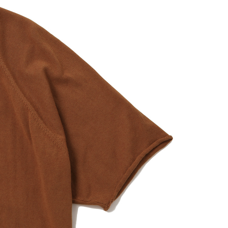 Russet Brown Cut-Off Sweater : gajiroc(가지록)