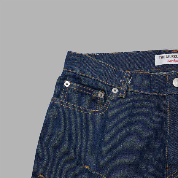 ◆THE MUSEUM VISITOR◆ PINTUCK DETAILED DENIM PANTS DARK NAV PINTUCK DETAILED DENIM PANTS (DARK NAVY) : THE MUSEUM VISITOR