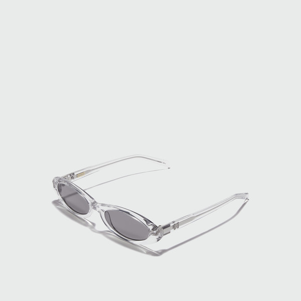YVONNE Oval Sunglasses - Transparency : EENK SHOP