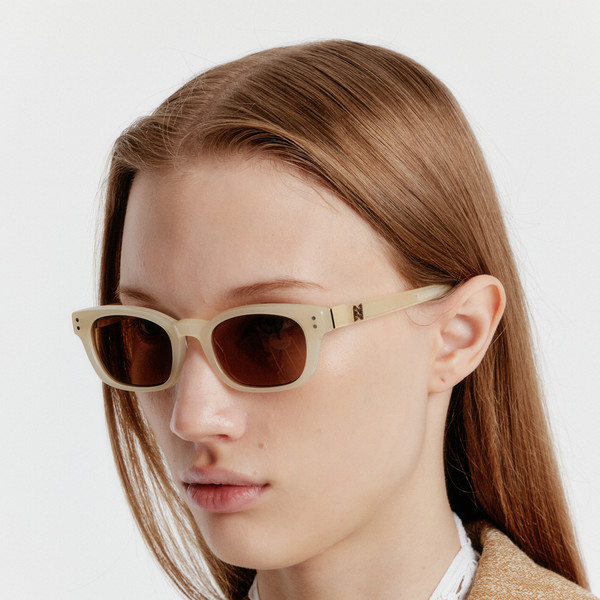 EENK インク イヴ クラシック サングラス CREAM YVES Classic Sunglasses - Cream : EENK SHOP