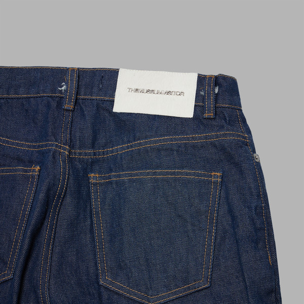 デニム・ジーパン THE MUSEUM VISITOR PINTUCK DETAILED DENIM PANTS 4TR285 PINTUCK DETAILED DENIM PANTS (DARK NAVY) : THE MUSEUM VISITOR
