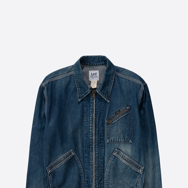 ジャケット・アウター LEE 91j JELT DENIM 130years 古着 50s USA製 Lee 91-J Jelt Denim 真紺 インディゴ デニム