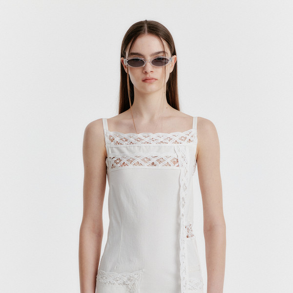 [EENK]YONIKA Lace-trim Top - White★日本未入荷 f858d21efce98.jpg