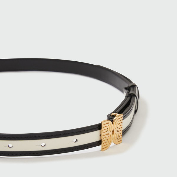 [EENK]YENEN Pendant Belt - Black/Ivory★定価以下★日本未入荷 YENEN Pendant Belt - Black/Ivory : EENK