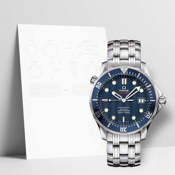 【美品】オメガ Omega シーマスター 300 2220.80.0﻿0 2220.80 OMEGA（オメガ） シーマスター300 コーアクシャル