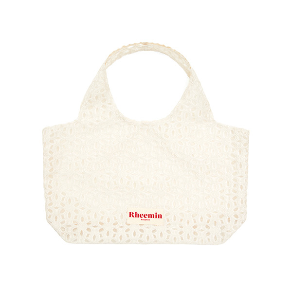 Flower jacquard shopper - IVORY : RHEEMIN ㅣOfficial website