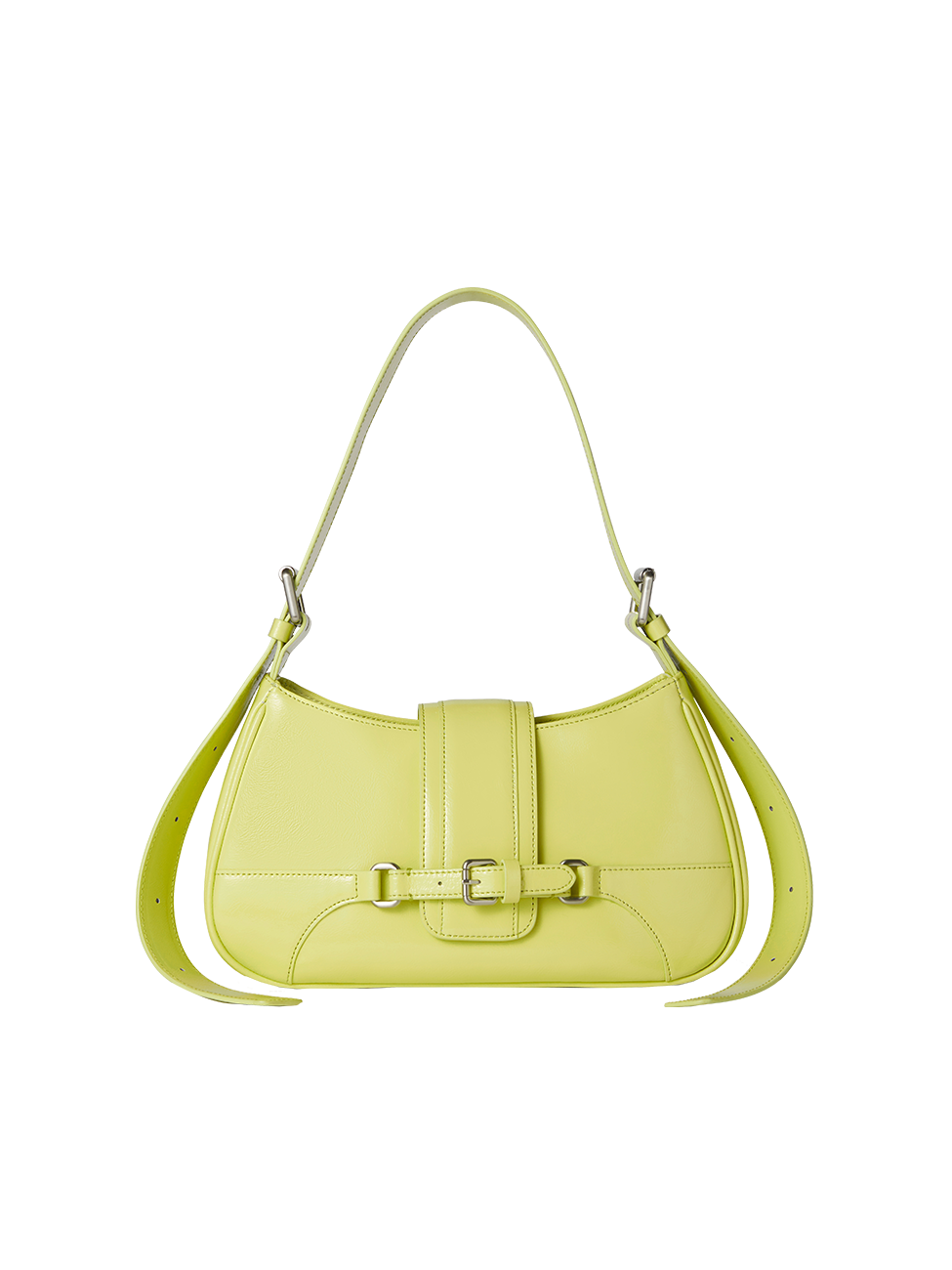 BELTED HOBO BAG LIME TWOFOURSIX
