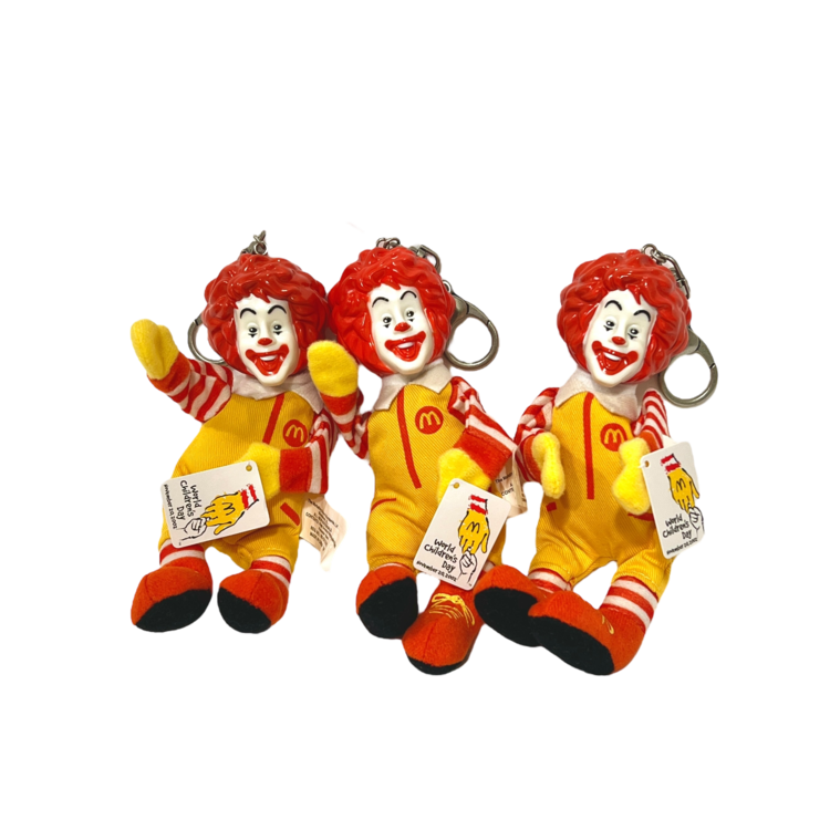 Mcdonald Ronald Finger Puppet Keyring, 2002 예이샵