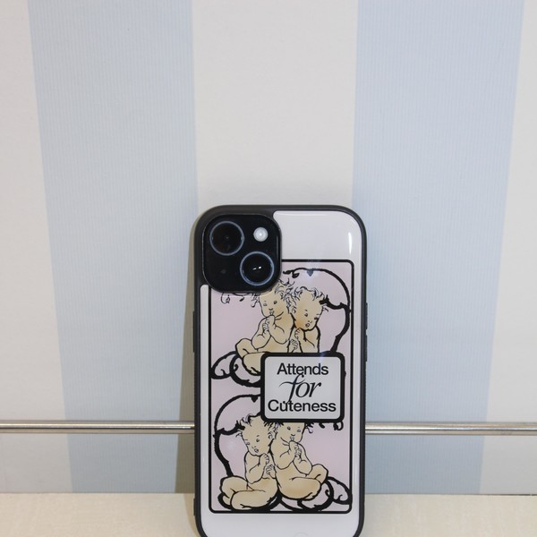 【韓国Attends アテンズ】Creeper twin baby epoxy case 安心国内発送【Attends】Creeper twin baby epoxy iPhone ケース