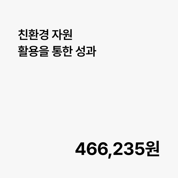 친환경 자원 활용과 디자인솔루션으로 성과를 낸 공공공간입니다.