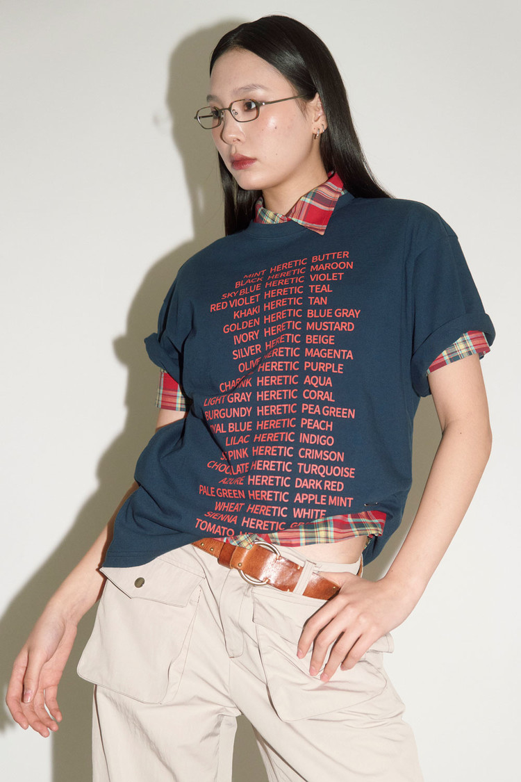 Heretic カラフル模様 Tシャツ