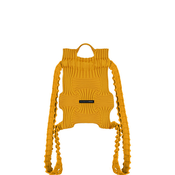 MiniBow BackPack Mustard : PLEATSMAMA: Sustainable Knit