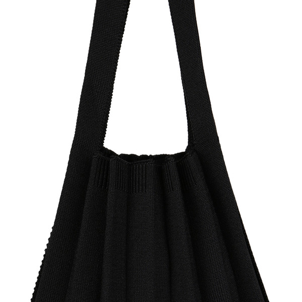 MiniToteBag Black : PLEATSMAMA: Sustainable Knit Pleats Bag