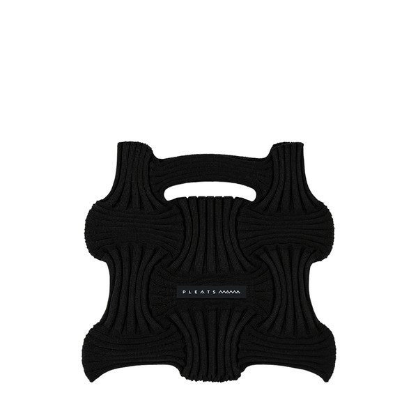 MiniBowBag Black : PLEATSMAMA: Sustainable Knit Pleats Bag