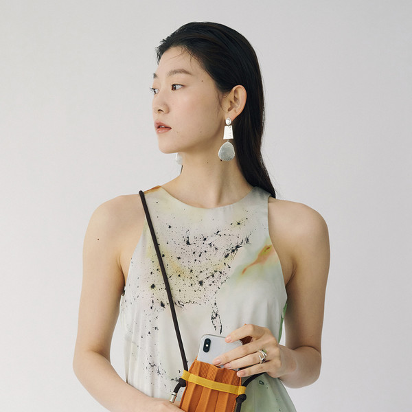 Nano Bag Orange : PLEATSMAMA: Sustainable Knit Pleats Bag