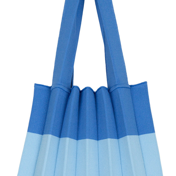 ◆PLEATS MAMA◆ Tote bag blue coral 5006417681 Tote Bag Blue coral : PLEATSMAMA: Sustainable Knit Pleats Bag