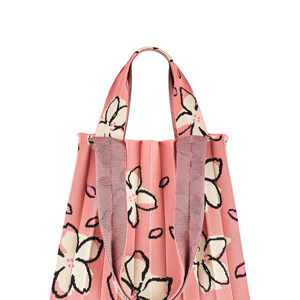 CHERRY BLOSSOM EDITION] 2Way Shopper Bag Peach Fuzz : PLEATSMAMA