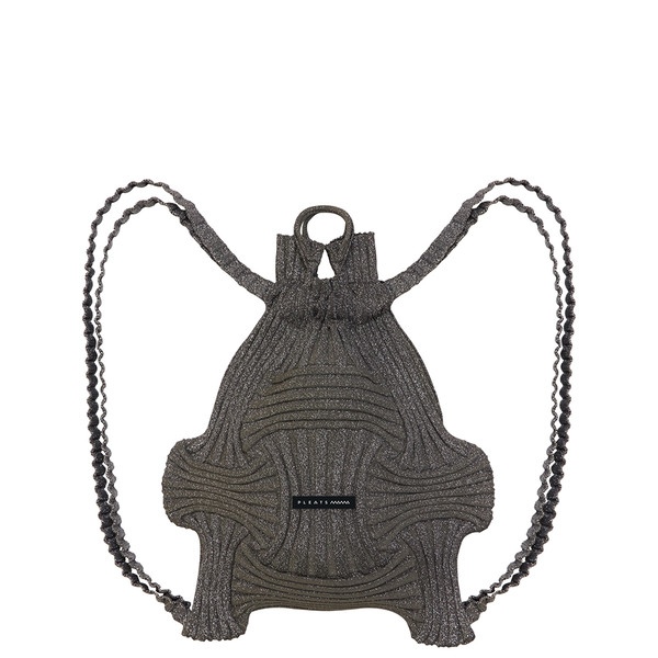 Bow BackPack Glitter Stone Brown : PLEATSMAMA: Sustainable