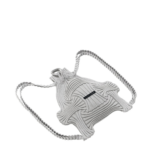 PLEATS MAMA☆New Bow Bag Glitter PLEATSMAMA: Sustainable Knit Pleats Bag