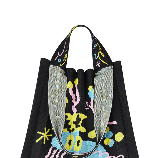 2Way Shopper Bag Bultina Market Edition Black : PLEATSMAMA