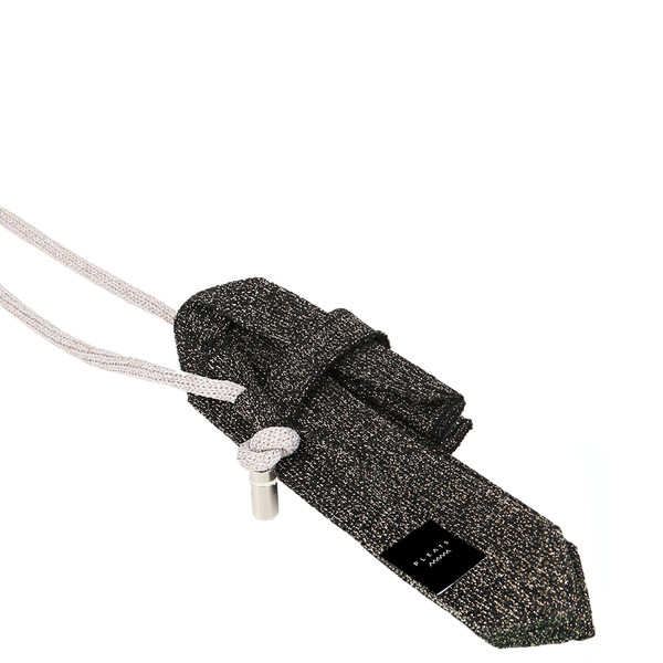 Nano Bag Glitter Black : PLEATSMAMA: Sustainable Knit Pleats Bag