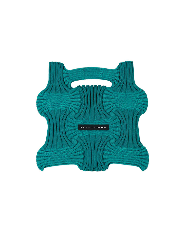 MiniBowBag Black : PLEATSMAMA: Sustainable Knit Pleats Bag