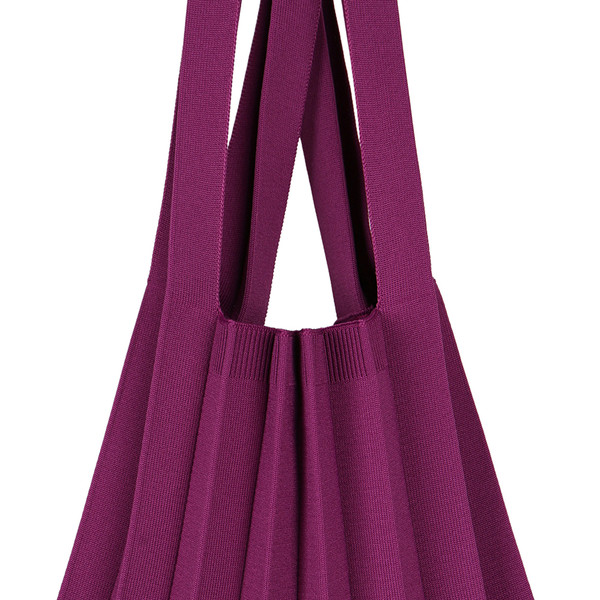 Shoulder Bag Violet : PLEATSMAMA: Sustainable Knit Pleats Bag