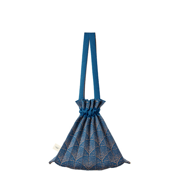 Mini Bubble Bag Indigo Blue : PLEATSMAMA: Sustainable Knit
