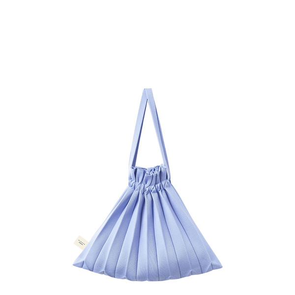 Mini Bubble Bag Blue : PLEATSMAMA: Sustainable Knit Pleats Bag