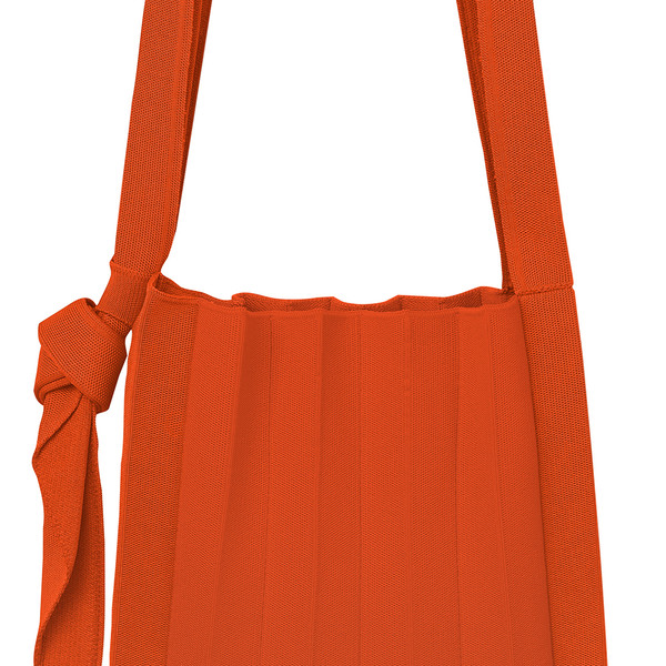 New Cross Bag Orange : PLEATSMAMA: Sustainable Knit Pleats Bag
