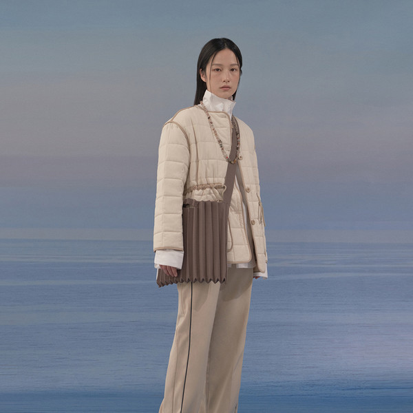 Studio Bag Mocha : PLEATSMAMA: Sustainable Knit Pleats Bag