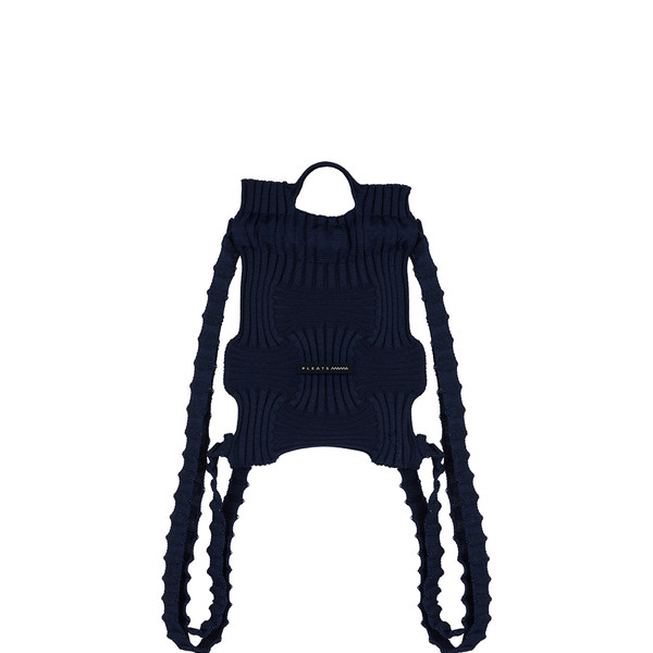 PLEATS MAMA 正規品関税込み MINI BOW BACKPACK KHAKI MiniBow BackPack Midnight : PLEATSMAMA: Sustainable Knit